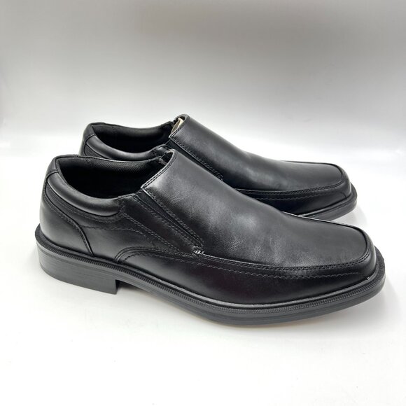 Dockers Mens Size 9.5‎ Black Faux Vegan Leather Slip On Loafers Dress Shoes main image 7